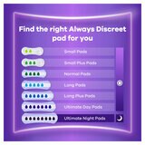 Always Discreet Long Plus Pads, 2 x 28 Pack