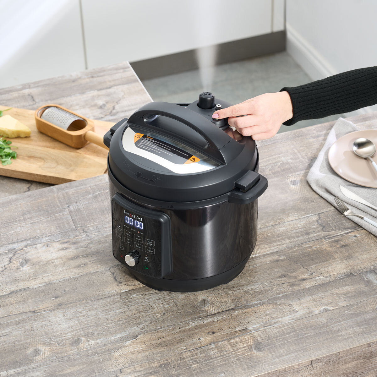 Instant Pot Duo Easy Multi-Cooker Releasing Pressure