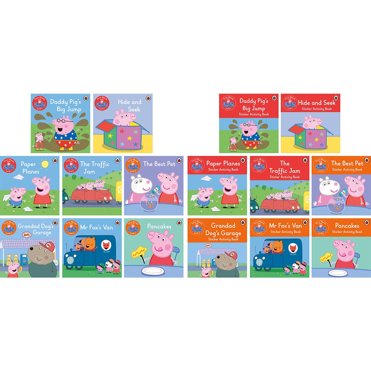 First Words with Peppa 16 Book Set (4+ Years)