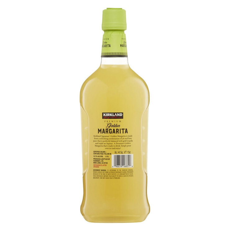 Kirkland Signature Golden Margarita Premium ReadytoDrink, 1.75L