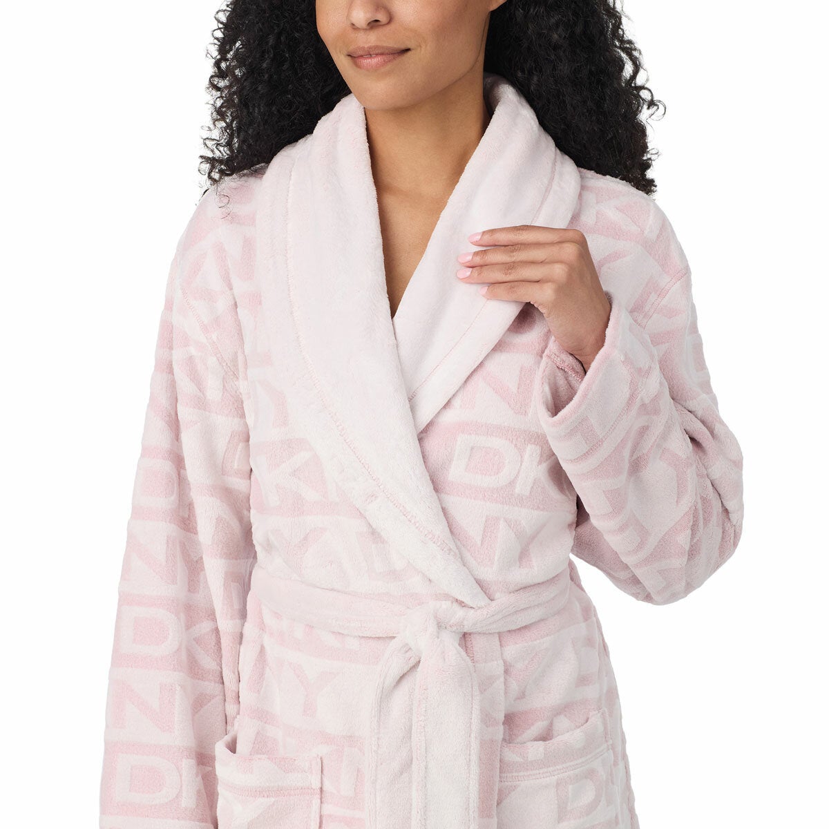 DKNY Ladies Frosted Robe