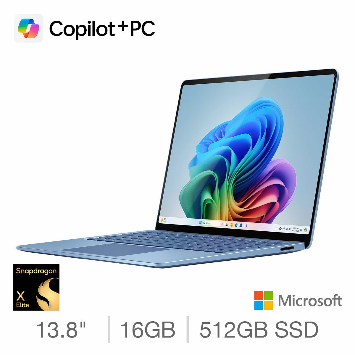 Buy Microsoft Surface Laptop 7, Snapdragon X Elite, 16GB RAM, 512GB SSD, 15 Inch Laptop, ZHH-00029 at costco.co.uk