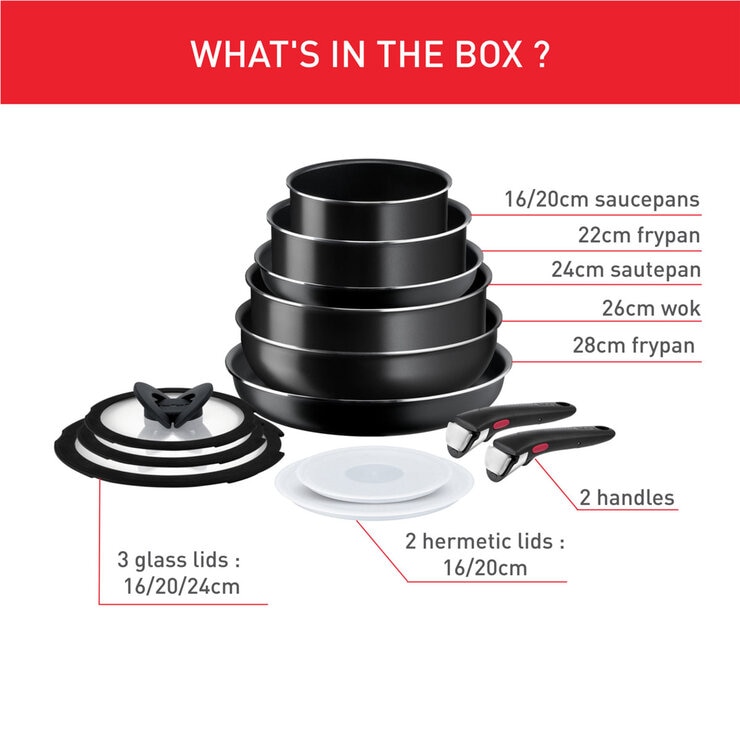 Tefal Ingenio Cookware Set, 13 Piece