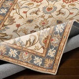 Livabliss Caeser Cream Wool Rug, in 3 Sizes Livabliss Caeser Cream Wool Rug, in 3 Sizes