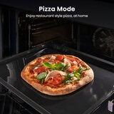 Hisense Hi6 BlackLine BIM45342ADBGUK Built-In Electric Single Oven with Microwave, in Black