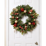 Buy 30" Wreath with Lights Lifestyle Image at Costco.co.uk