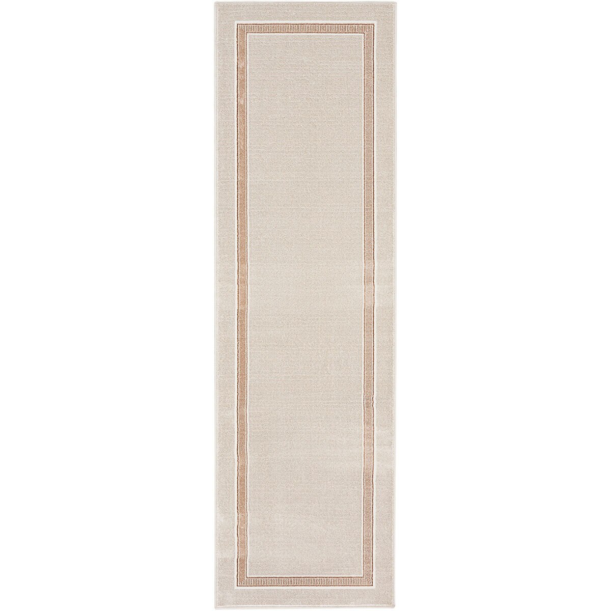 Glitz Cream Border Runner