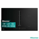Hisense Hi6 HEH8432BSCWF 83cm Induction Hob with Bridge Zone in Black For External / Recirculation Ventilation