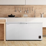 Hisense FC650D4AWLYE, 500L High Capacity Chest Freezer, E Rated in White
