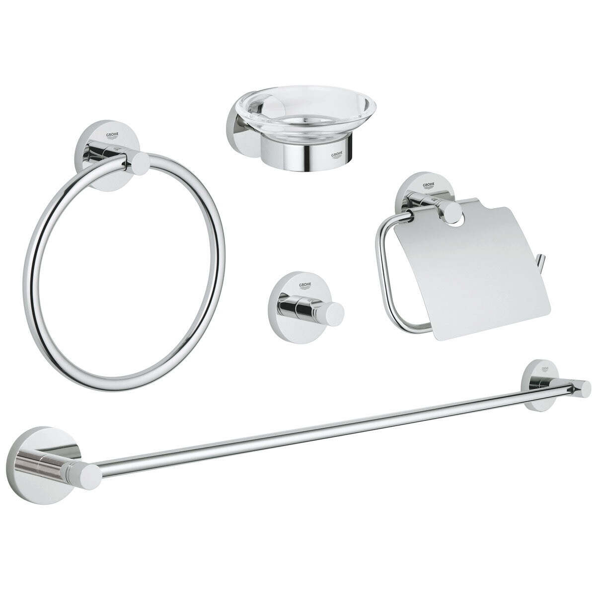 5 piece bathroom accessories