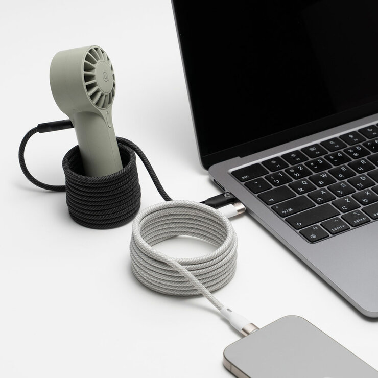 LoopLoop USB-C Cables 2x1.5M / 1x2M, 240W / Supports Data, White