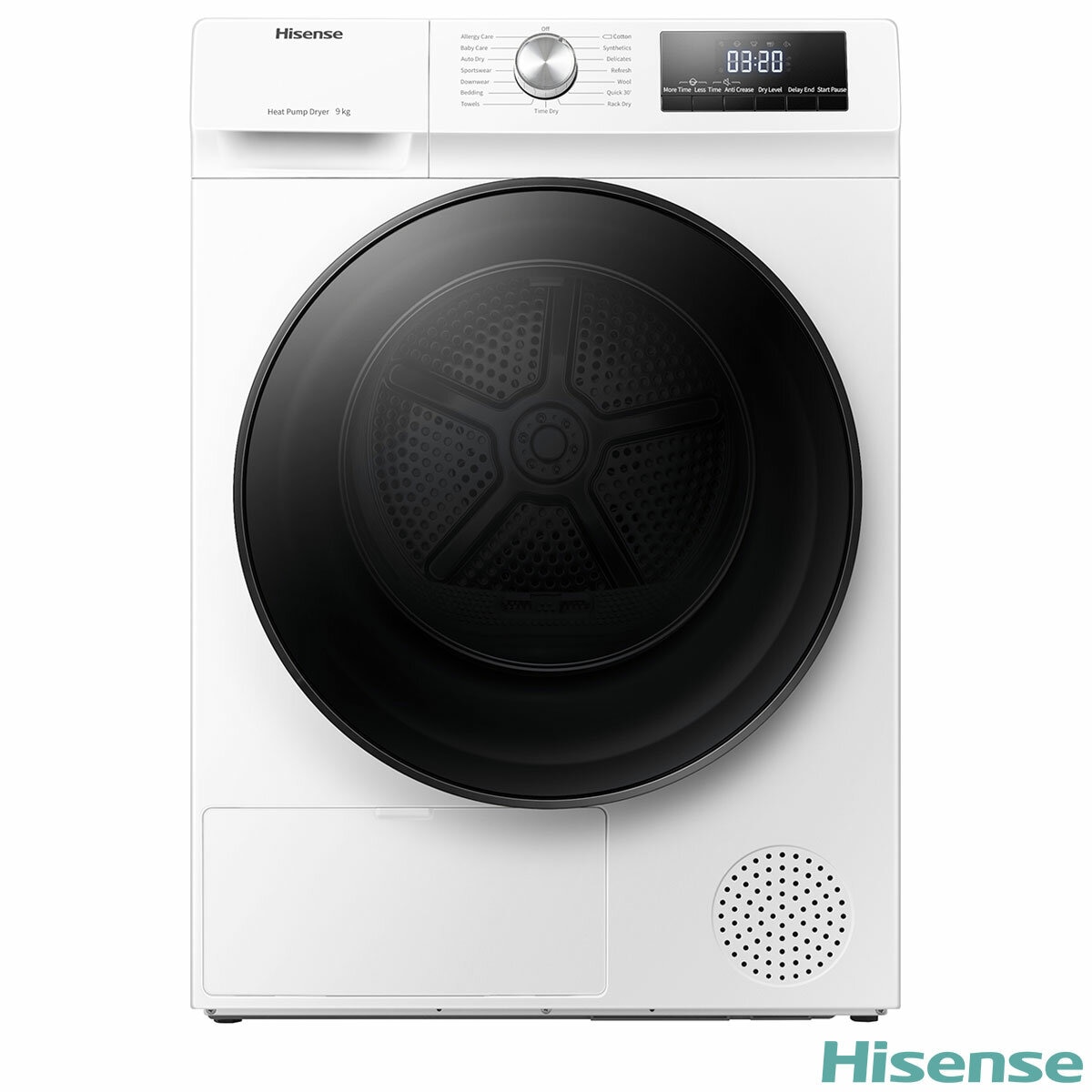 Hisense DHQA902U, 9kg Heat Pump Dryer, A++ Rated in White