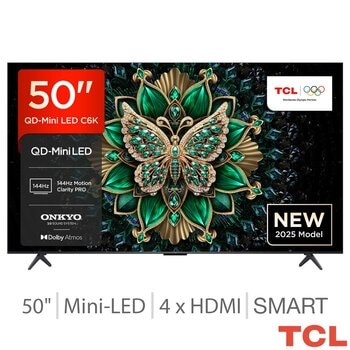 TCL 50C6K 50 Inch Mini LED Smart TV
