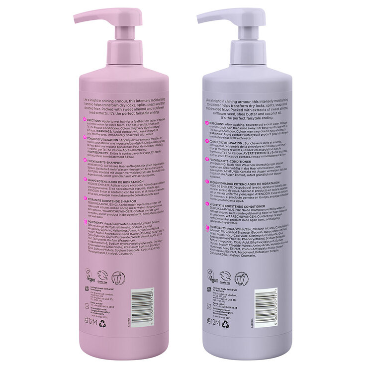 Noughty Shampoo & Conditioner in 2 Varieties, 2 x 1L