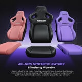Andaseat Kaiser 4 Chair, Purple - Leather