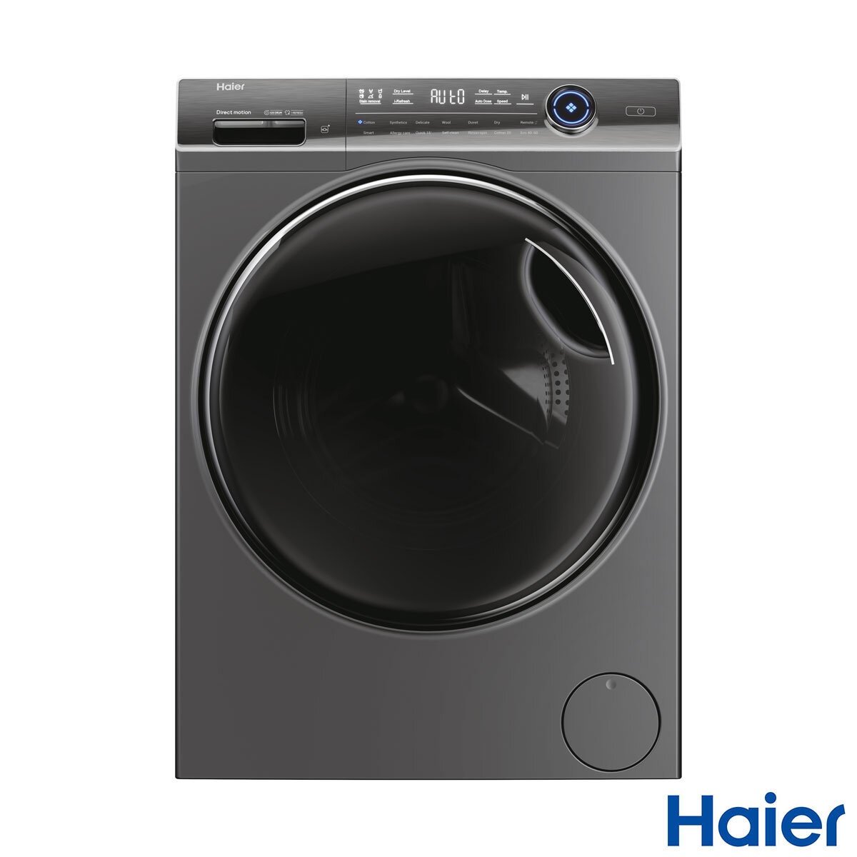 Haier I-Pro Series 7 HWD10BD14979SNUK, 10/6KG Washer Dryer, D Rated in Graphite