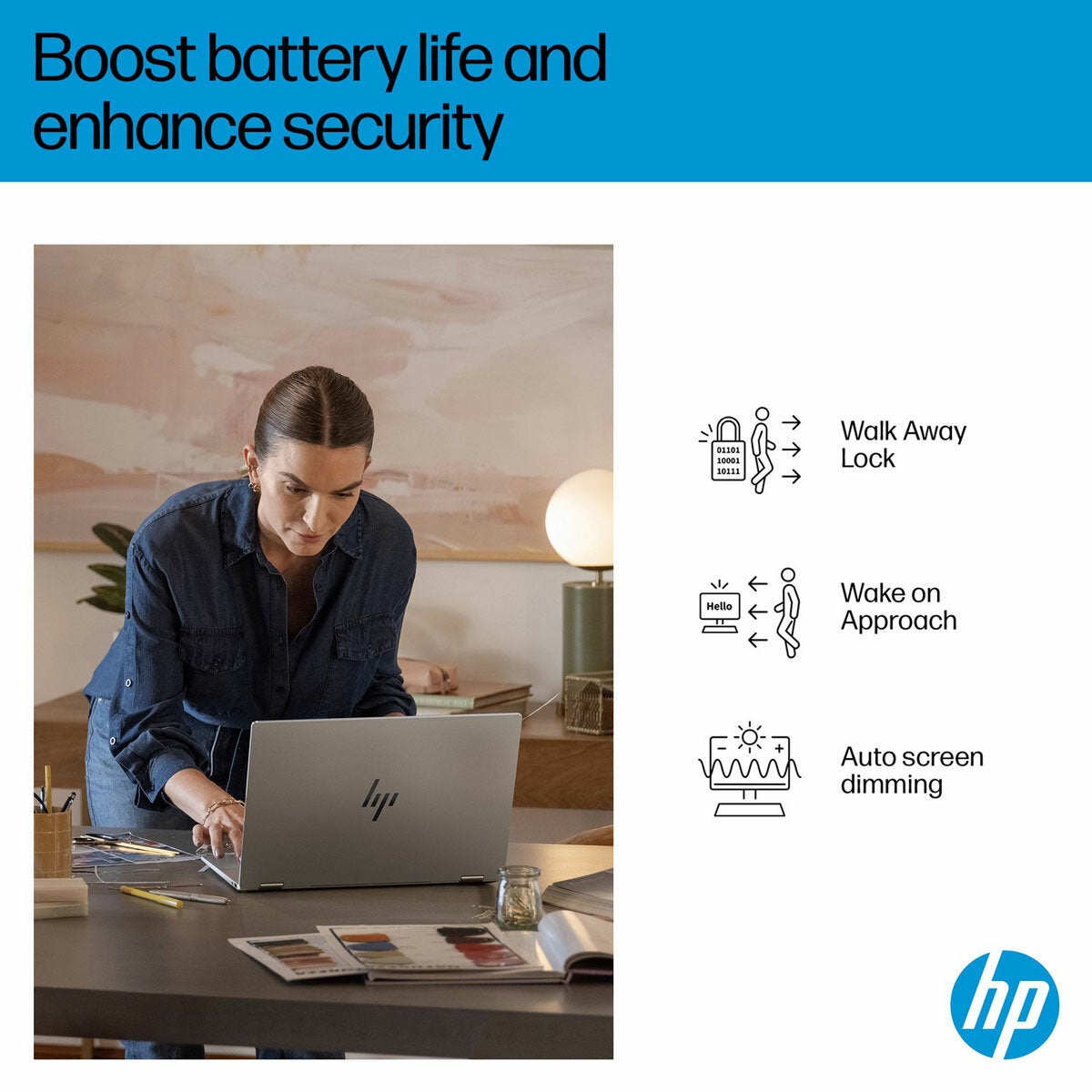 HP Omnibook X Flip, Intel Core Ultra 5, 16GB RAM, 512GB SSD, 16 Inch Convertible 2 in 1 Laptop, 16-AS0004NA