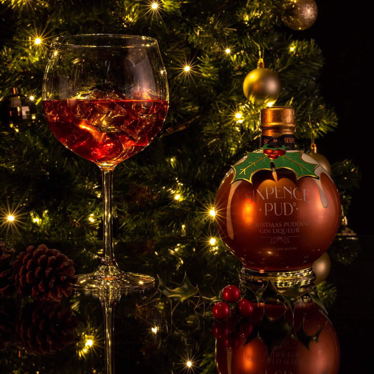 Sixpence Christmas Pudding Gin Liqueur, 50cl