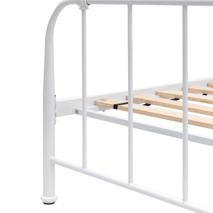 Gallery Loughton Cream Metal Bed Frame in 3 Sizes