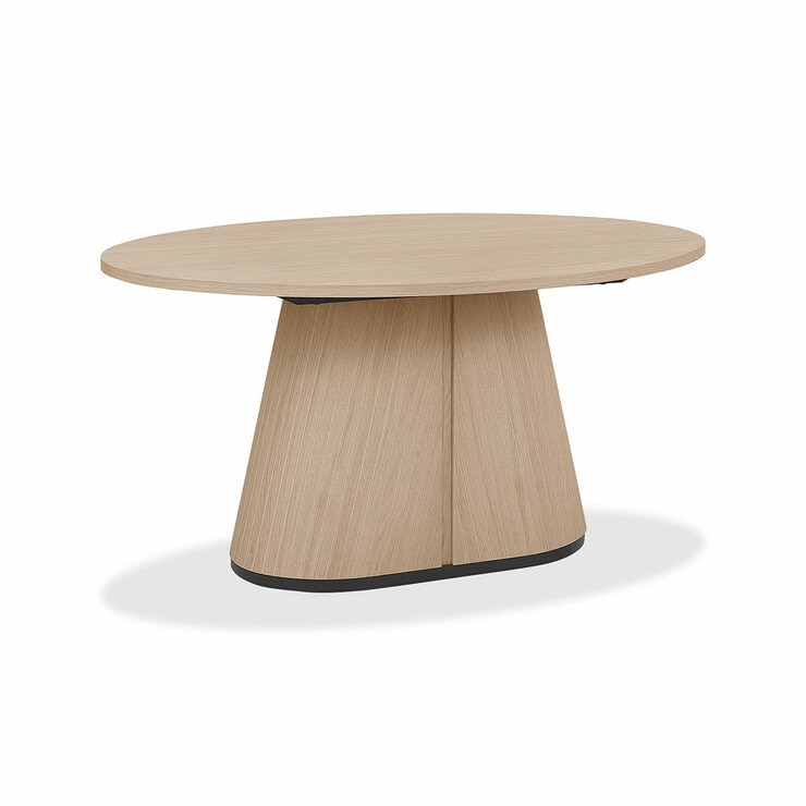 Bentley Designs Vega Scandi Light Oak Dining Table, Seats 4