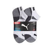 Puma Men's Trainer Sock 10 Pack in White - Size 6-8