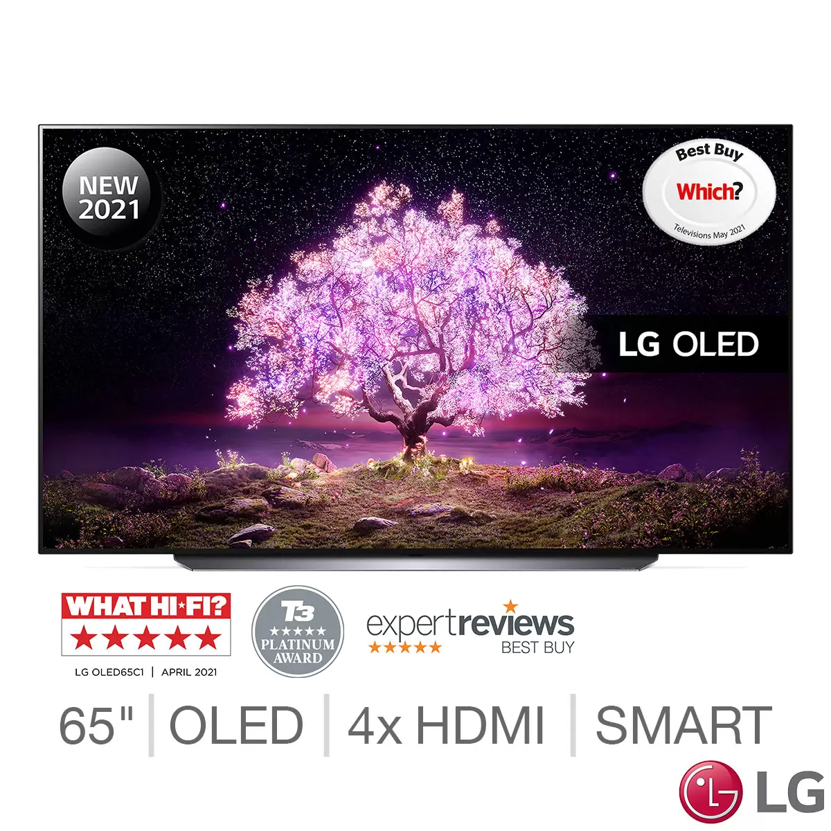 LG OLED65C14LB 65 Inch OLED 4K Ultra HD Smart TV