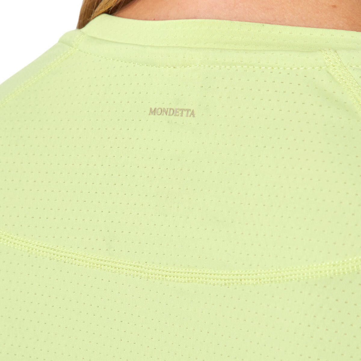 Mondetta Ladies Raglan Active Tee in Lime