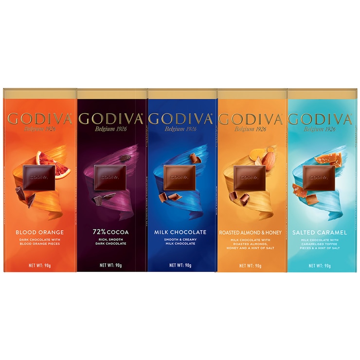 Godiva Chocolate Bar Assortment, 10 x 90g Costco UK
