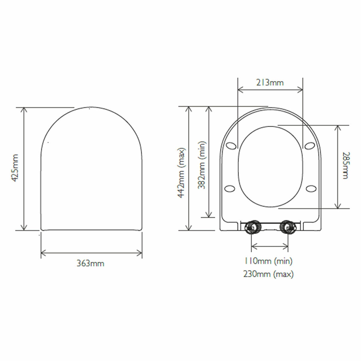 Tavistock Lindo Soft Close Toilet Seat