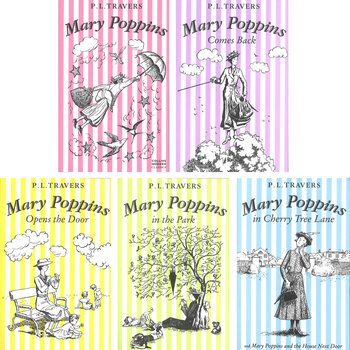 Mary Poppins 5 Book Collection,  P L Travers (9+ Years)