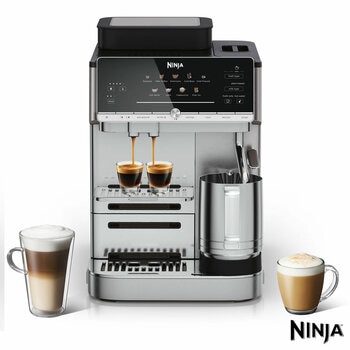 Ninja AE1001UK AutoBarista Automatic Espresso Machine in Stainless Steel