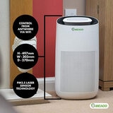 Lifestyle image of Meaco Air Purifier with desc