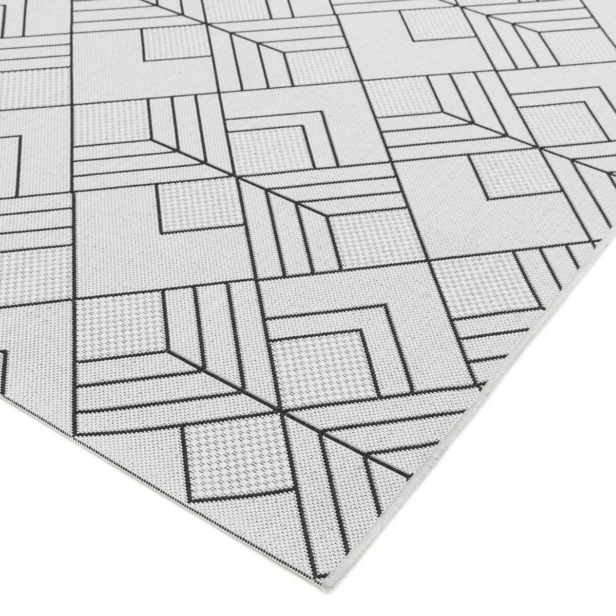 Patio Outdoor Deco Ivory Rug