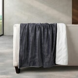 Life Comfort Ultimate Faux Fur Grey Throw, 152 x 177 cm