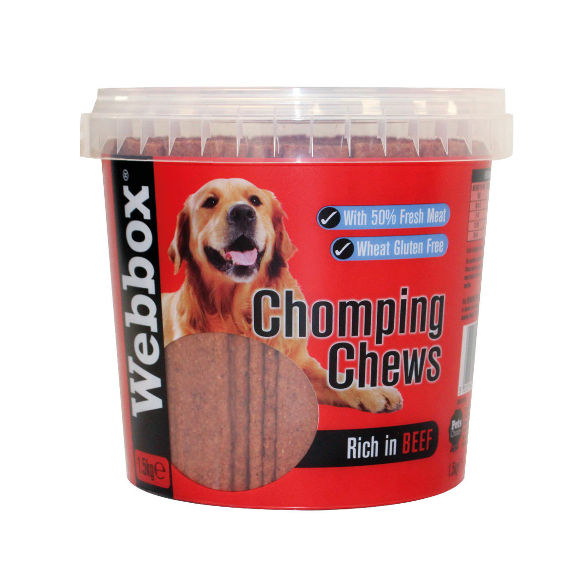 Webbox Meaty Chomping Chews Beef 1.5kg Costco UK