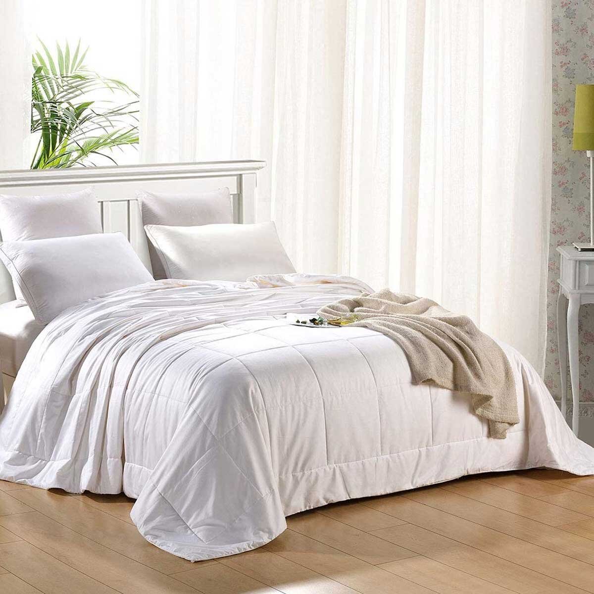 Serenity Mulberry Silk Filled Duvet 230 Thread Count Co...