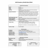 Trip Mindful Blend Wild Strawberry 250ml Nutritional Information