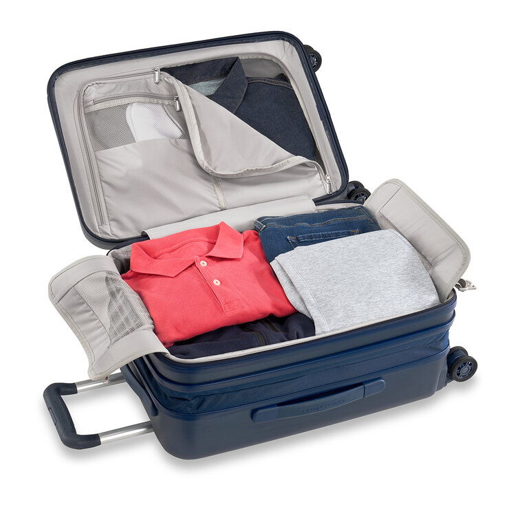 Domestic Carry-On Expandable Spinner, Navy Domestic Carry-On Expandable Spinner, Navy