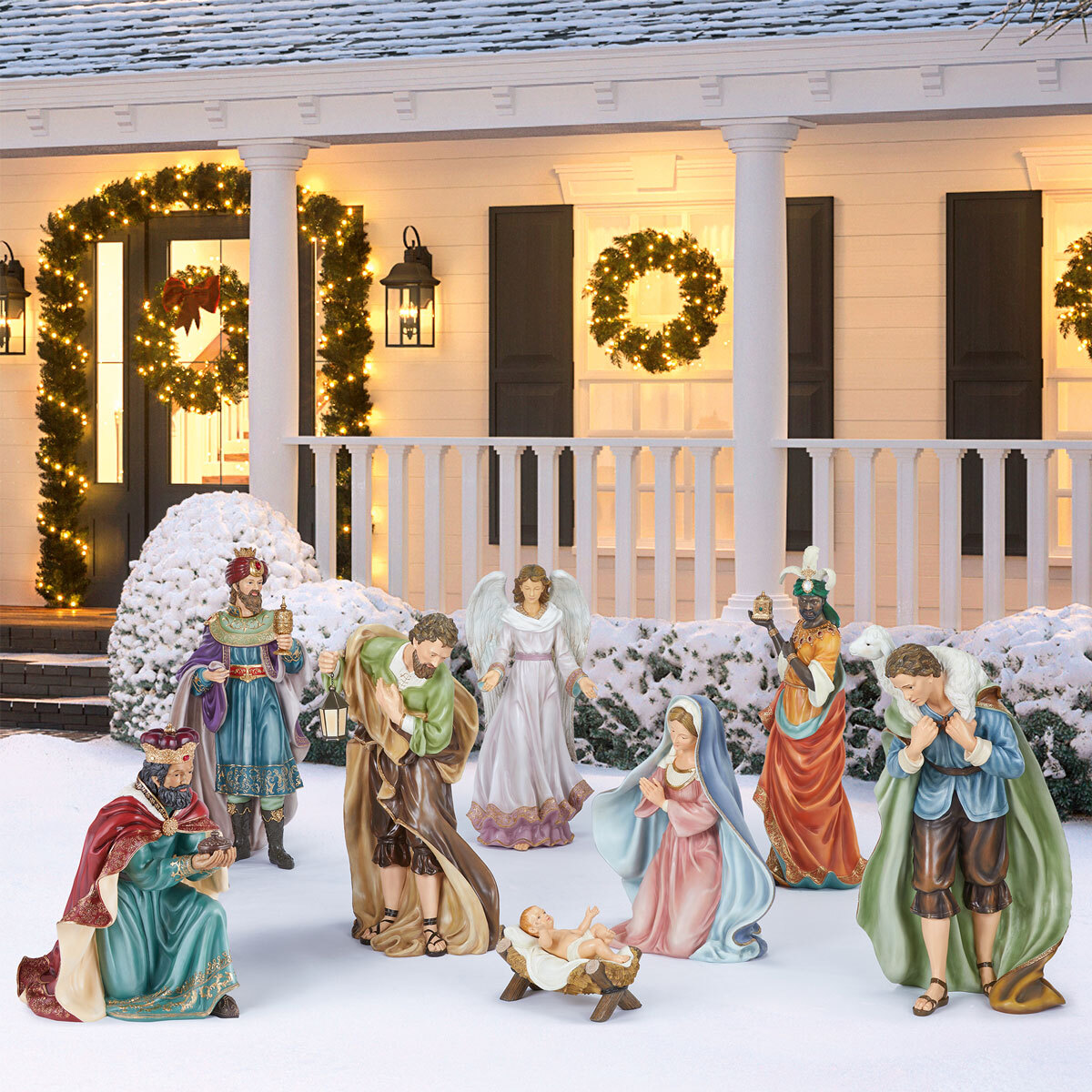 Buy Outdoor Nativity Set Lifestyle Image at Costco.co.uk