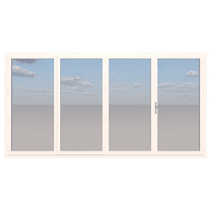 Clear Edge Bi-Fold Aluminium Door 210-230cm Height