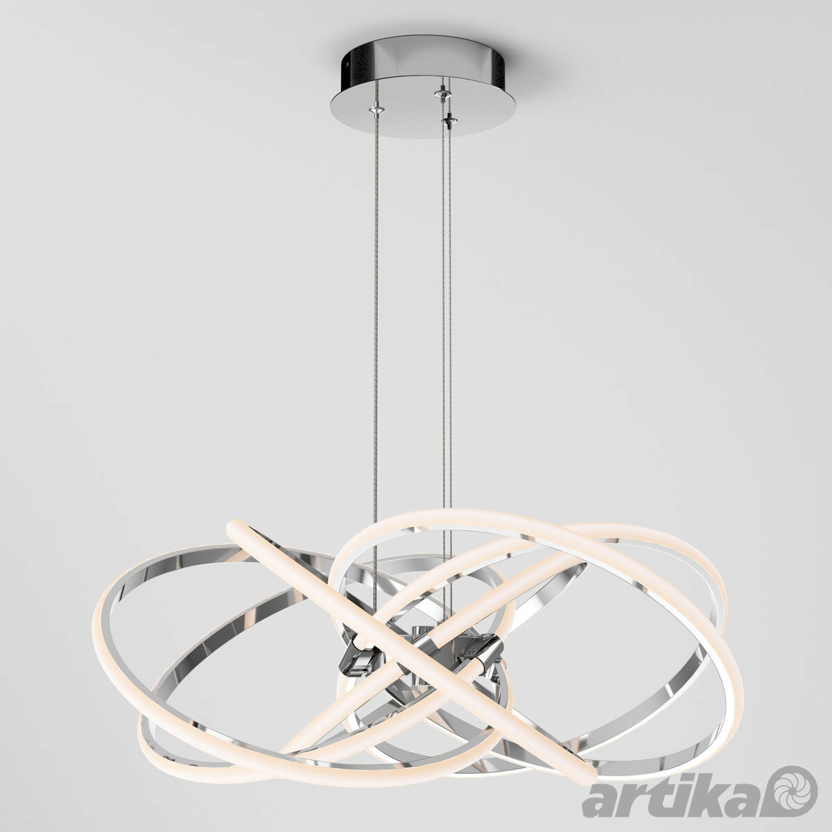 Artika Maelstrom Pendant LED Light in Chrome