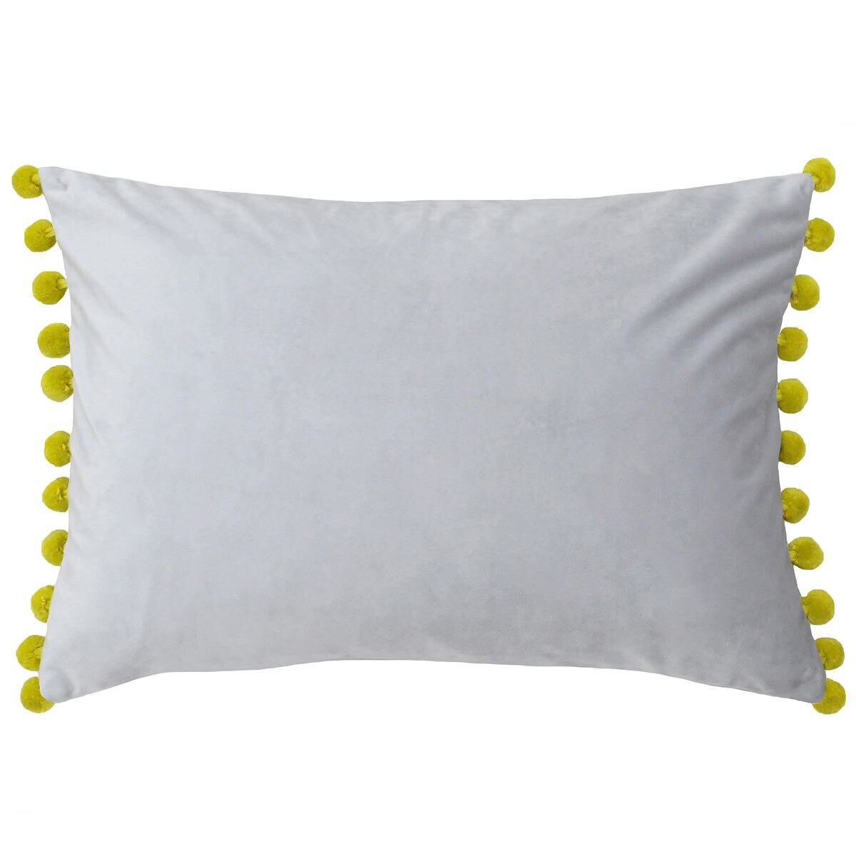 Carnival Light Grey Velvet Bolster Cushion, 2 Pack Costco UK
