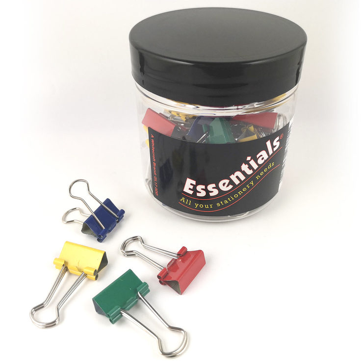 Essentials (19mm) Assorted Foldback Clips Pack of 200 Costco UK