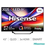 Buy Hisense 43A7QTUK 43 Inch QLED HD Smart TV at Costco.co.uk Buy Hisense 43A7QTUK 43 Inch QLED HD Smart TV at Costco.co.uk
