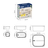 Tramontina Food Container Set cream