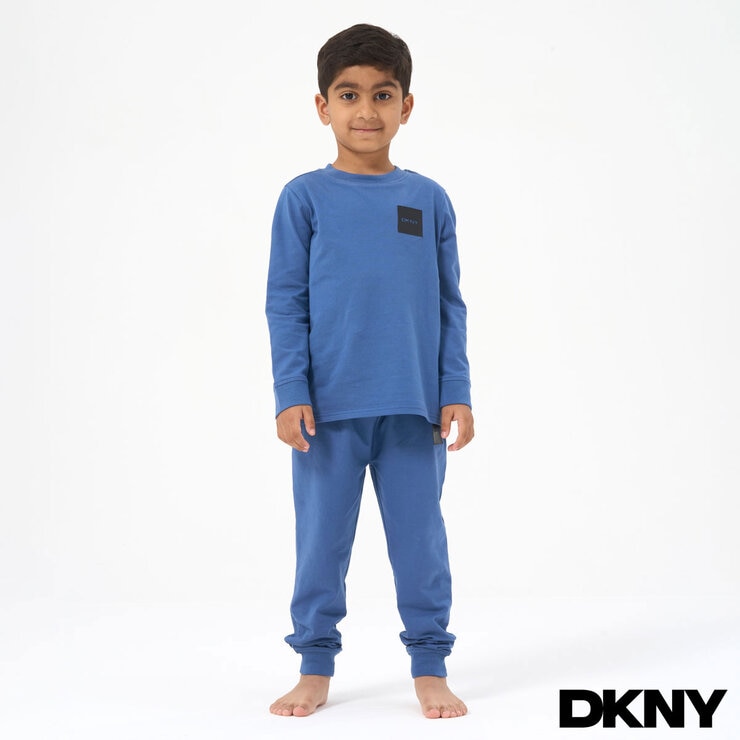 DKNY Kids Pyjama 2 Piece Set in Blue DKNY Kids Pyjama 2 Piece Set in Blue