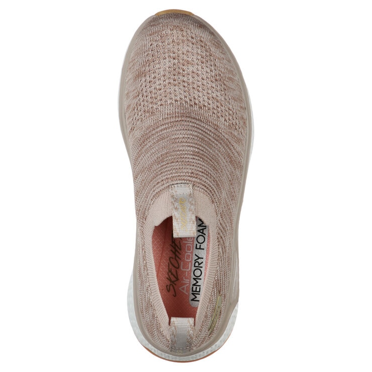 Skechers Solar Fuse-Lite Joy Knit Women's Shoes in Beige Heather, Size 7