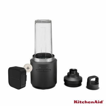 KitchenAid 5KSBR256BM Go Cordless Personal Blender With Battery in Black