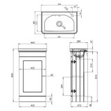 Tavistock Ashby Cloakroom Floor Mounted with Basin, in 2 colours at costco.co.uk