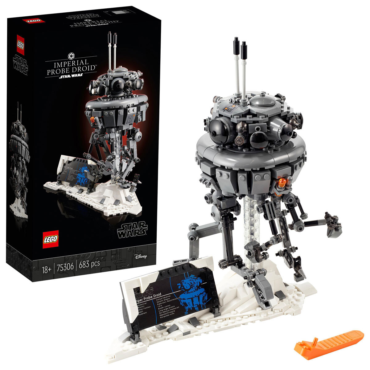 Buy LEGO Imperial Probe Droid Model 75306 Box & Item Image at Costco.co.uk